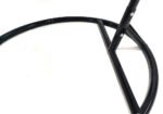 Black Rattan Hanging Egg Chair – Waterproof Outdoor Swing with Heavy-Duty Metal Stand - Image 9