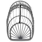 Folding Hanging Egg Chair with Stand – Portable Wicker Swing for Indoor & Outdoor - Image 9