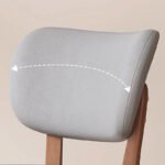 Senior Luxury Nordic Dining Chairs Set of 2 – Modern Two-Tone Crescent Back Accent Chairs for Restaurant & Home - Image 4