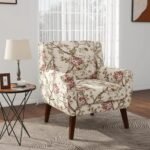 Mid-Century Modern Accent Chair - Button Tufted Upholstered Armchair